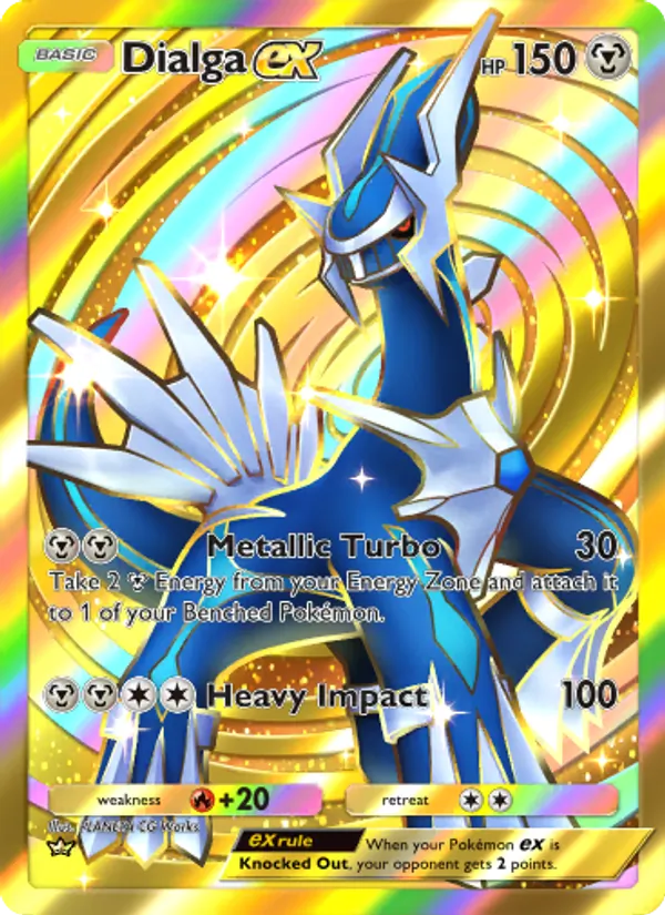 Dialga ex — Space-Time Smackdown #207 (Pokémon TCG card)