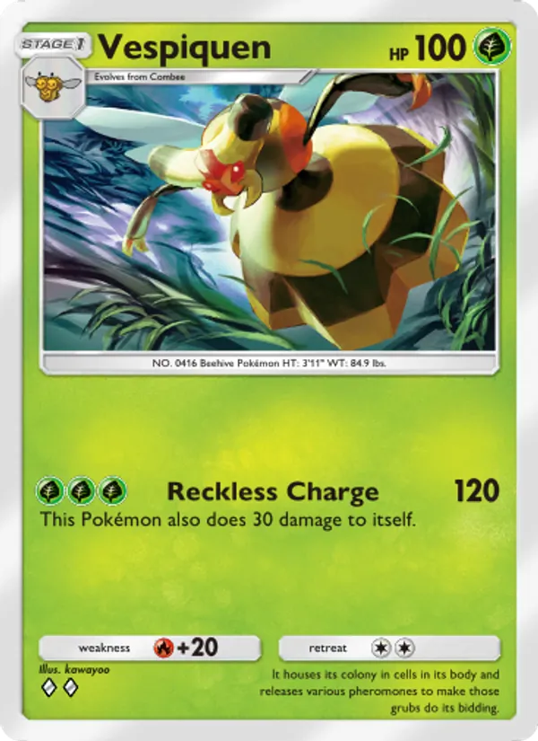 Vespiquen — Triumphant Light #005 (Pokémon TCG card)