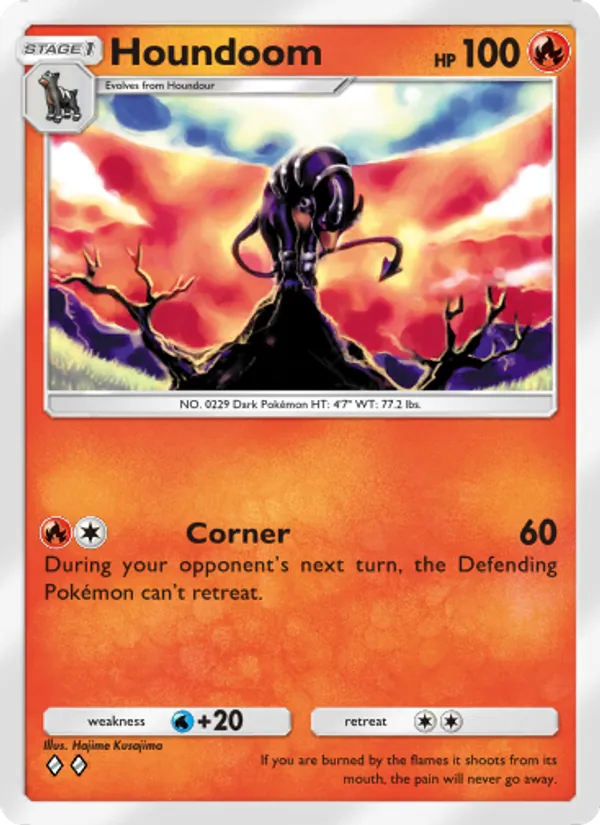 Houndoom — Triumphant Light #012 (Pokémon TCG card)