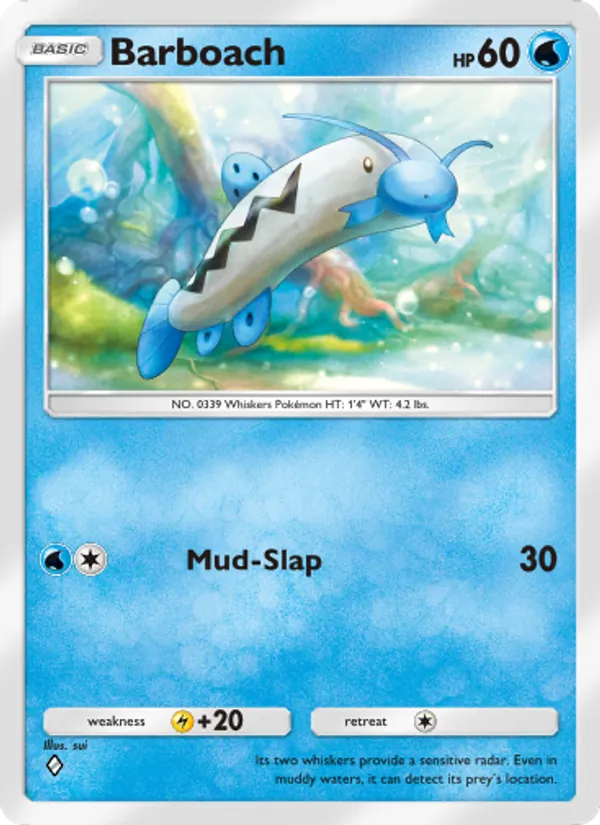 Barboach — Triumphant Light #016 (Pokémon TCG card)