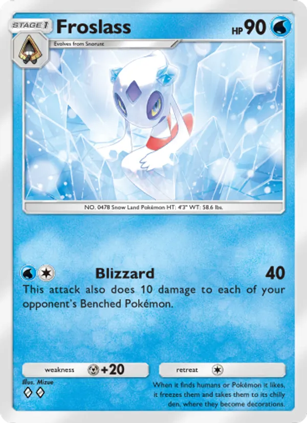 Froslass — Triumphant Light #019 (Pokémon TCG card)