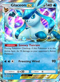 Glaceon ex (Triumphant Light #022)