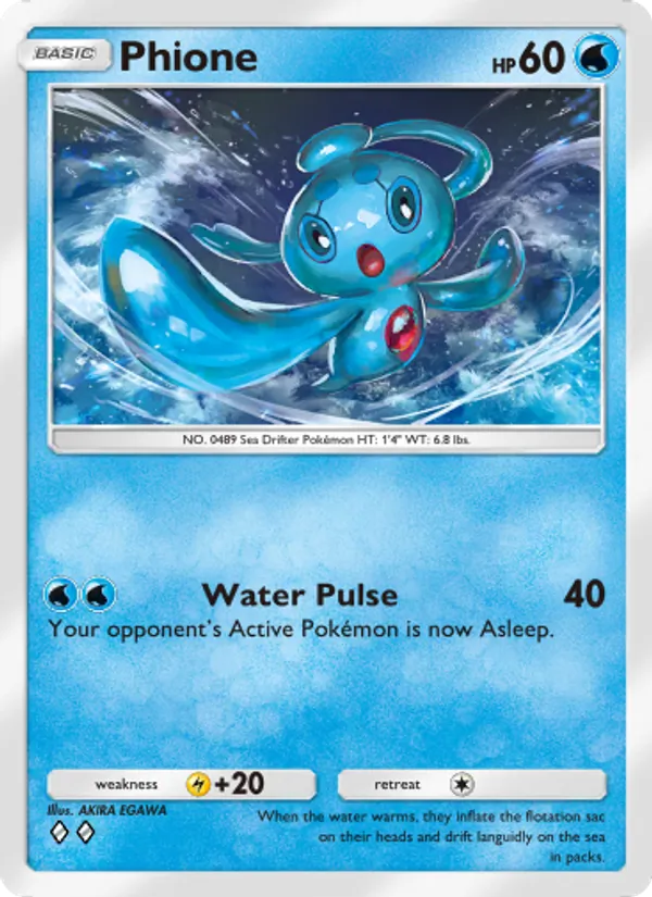 Phione — Triumphant Light #024 (Pokémon TCG card)
