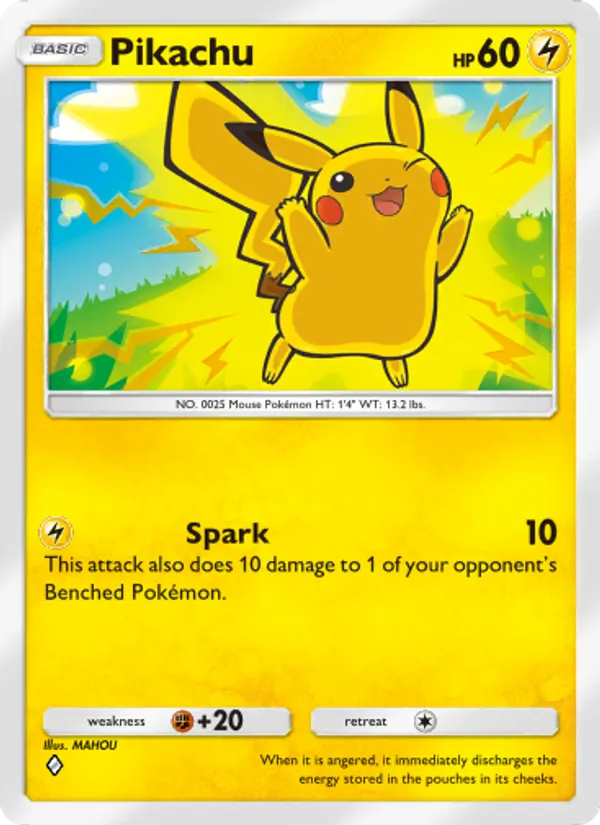 Pikachu — Triumphant Light #025 (Pokémon TCG card)