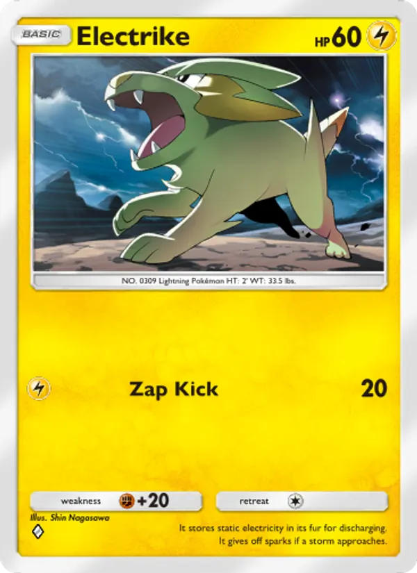 Electrike — Triumphant Light #027 (Pokémon TCG card)
