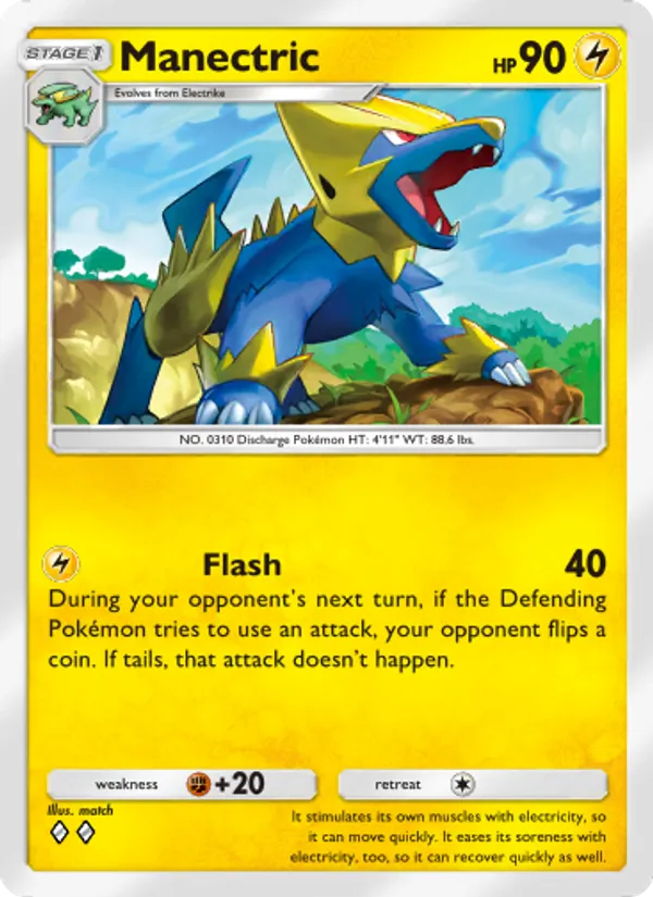 Manectric — Triumphant Light #028 (Pokémon TCG card)