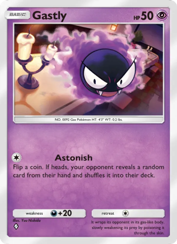 Gastly — Triumphant Light #031 (Pokémon TCG card)
