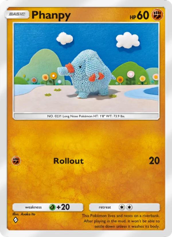 Phanpy — Triumphant Light #037 (Pokémon TCG card)