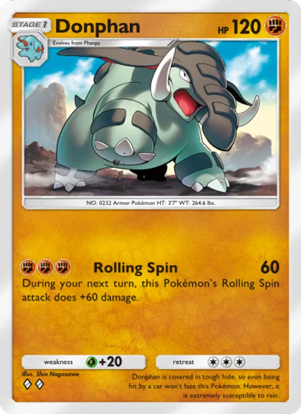 Donphan — Triumphant Light #038 (Pokémon TCG card)