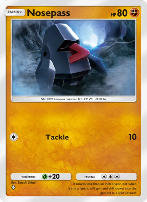 Nosepass — Triumphant Light #042 (Pokémon TCG card)