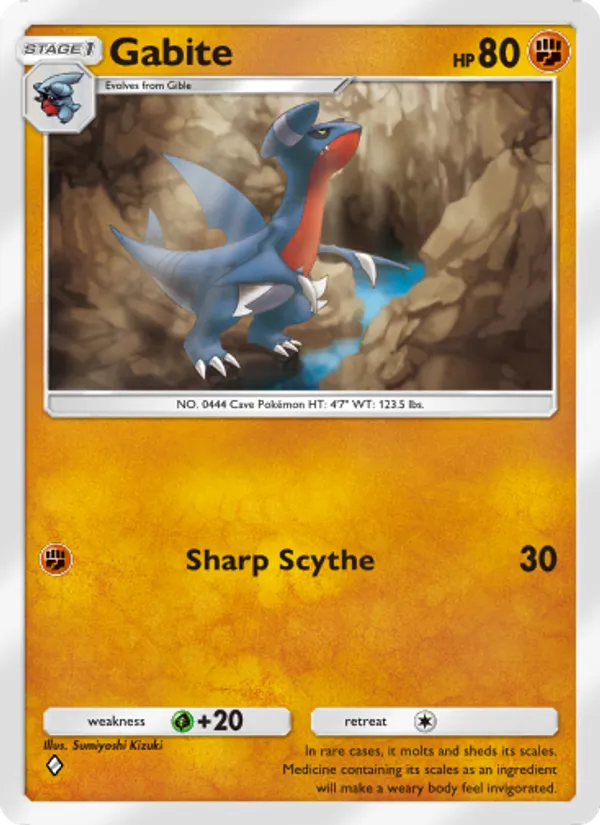 Gabite — Triumphant Light #046 (Pokémon TCG card)