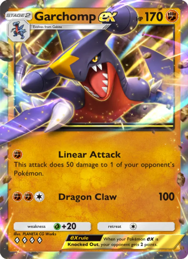 Garchomp ex — Triumphant Light #047 (Pokémon TCG card)
