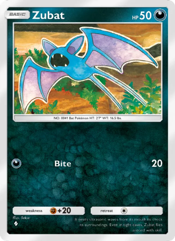 Zubat — Triumphant Light #048 (Pokémon TCG card)