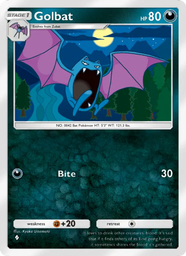 Golbat — Triumphant Light #049 (Pokémon TCG card)