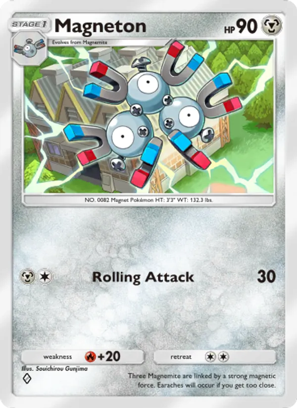 Magneton — Triumphant Light #054 (Pokémon TCG card)