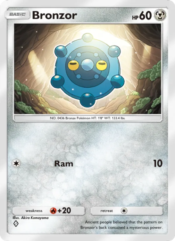 Bronzor — Triumphant Light #058 (Pokémon TCG card)