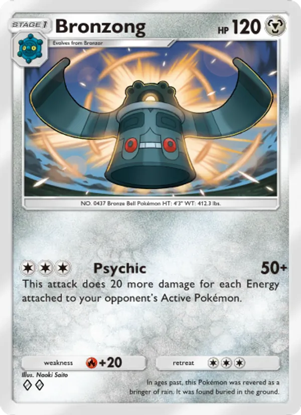 Bronzong — Triumphant Light #059 (Pokémon TCG card)