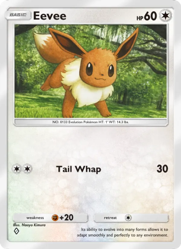 Eevee — Triumphant Light #062 (Pokémon TCG card)