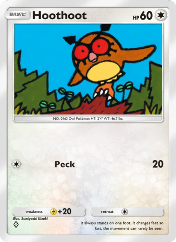 Hoothoot — Triumphant Light #064 (Pokémon TCG card)