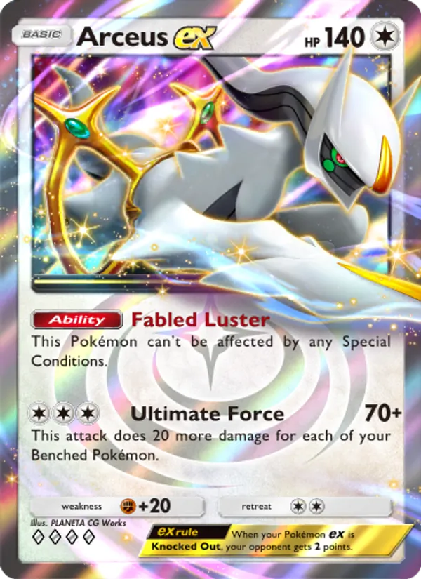 Arceus ex — Triumphant Light #071 (Pokémon TCG card)