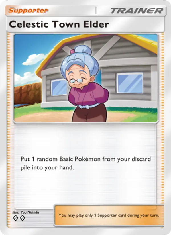Celestic Town Elder — Triumphant Light #073 (Pokémon TCG card)
