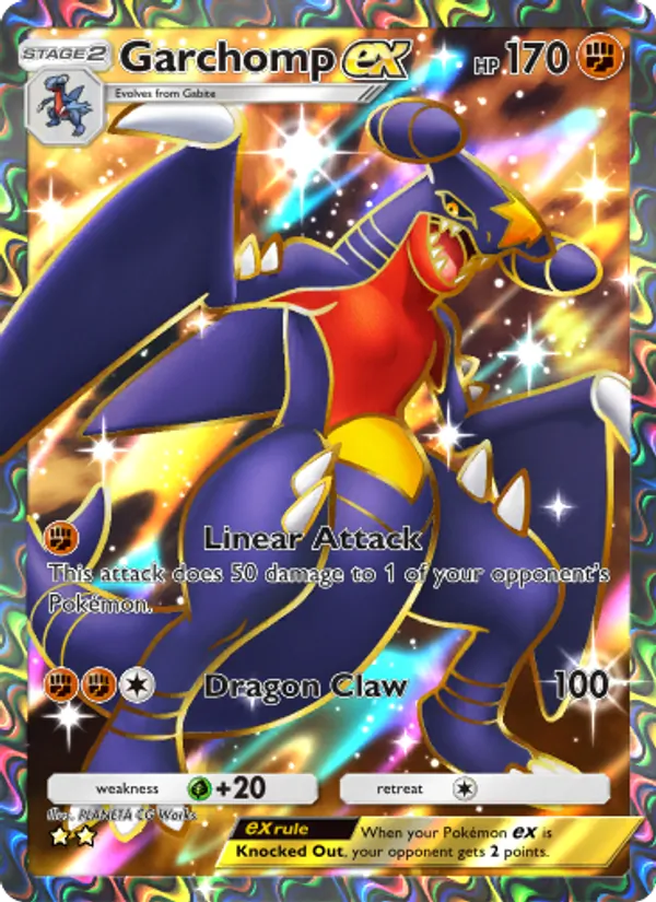 Garchomp ex — Triumphant Light #084 (Pokémon TCG card)