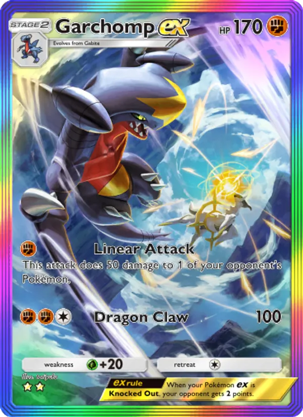 Garchomp ex — Triumphant Light #093 (Pokémon TCG card)