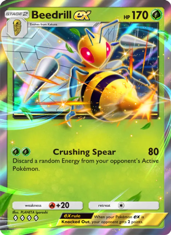 Beedrill ex — Shining Revelry #003 (Pokémon TCG card)