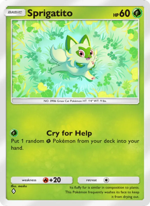 Sprigatito — Shining Revelry #005 (Pokémon TCG card)