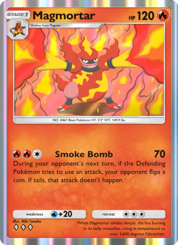 Magmortar — Shining Revelry #012 (Pokémon TCG card)