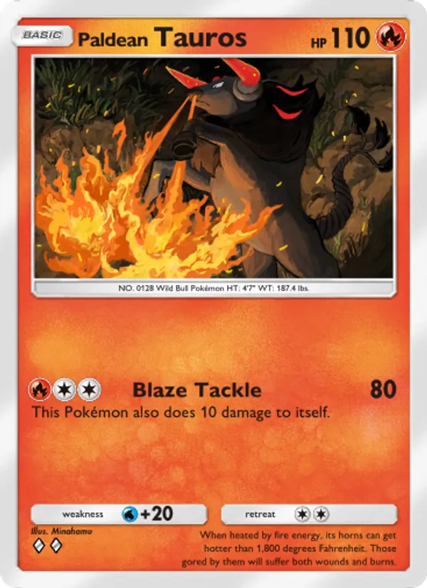 Paldean Tauros — Shining Revelry #013 (Pokémon TCG card)