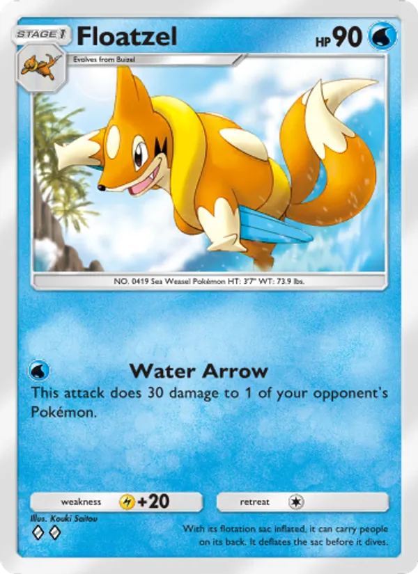 Floatzel — Shining Revelry #017 (Pokémon TCG card)