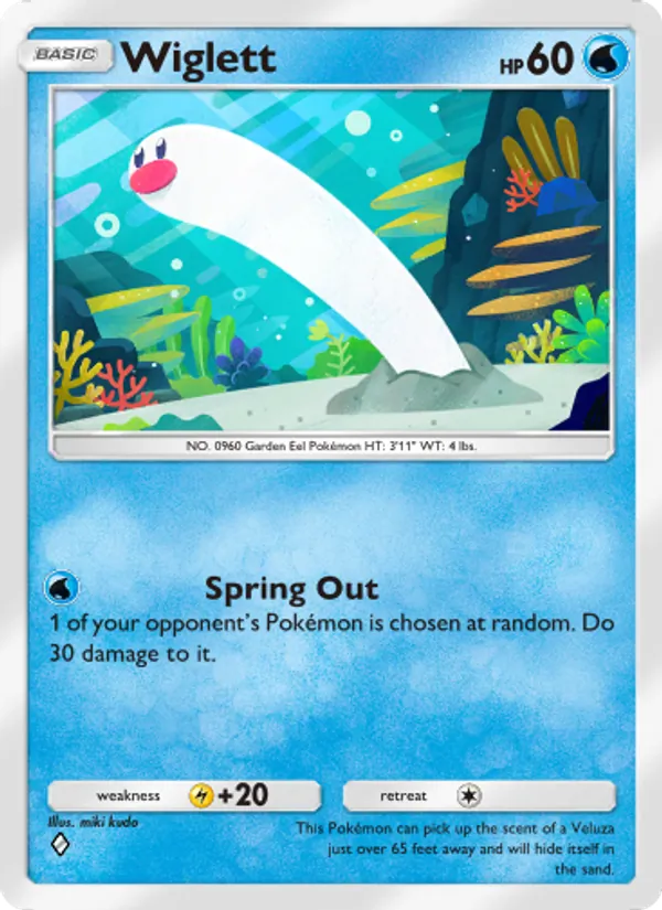 Wiglett — Shining Revelry #018 (Pokémon TCG card)