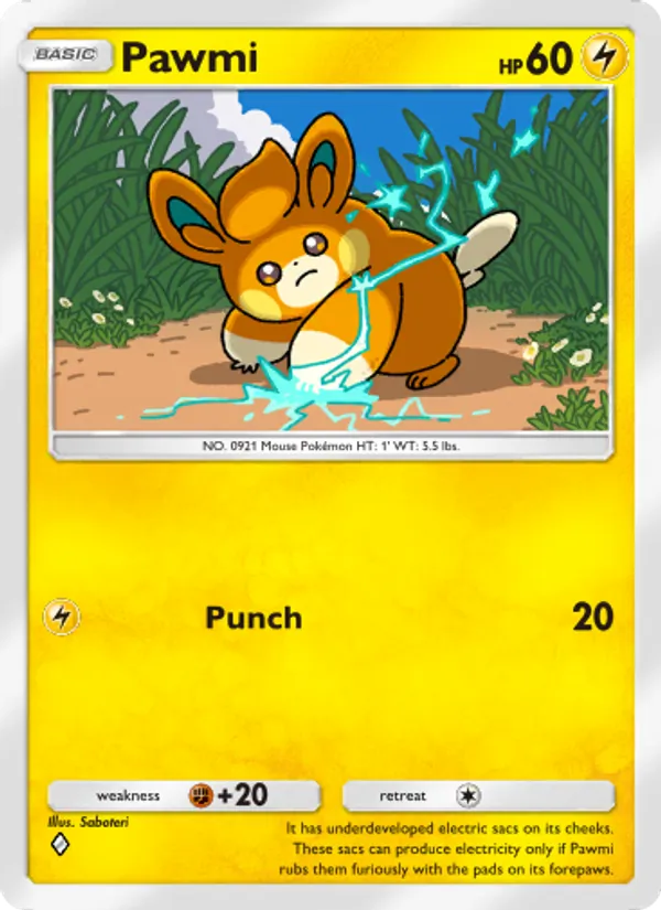 Pawmi — Shining Revelry #026 (Pokémon TCG card)