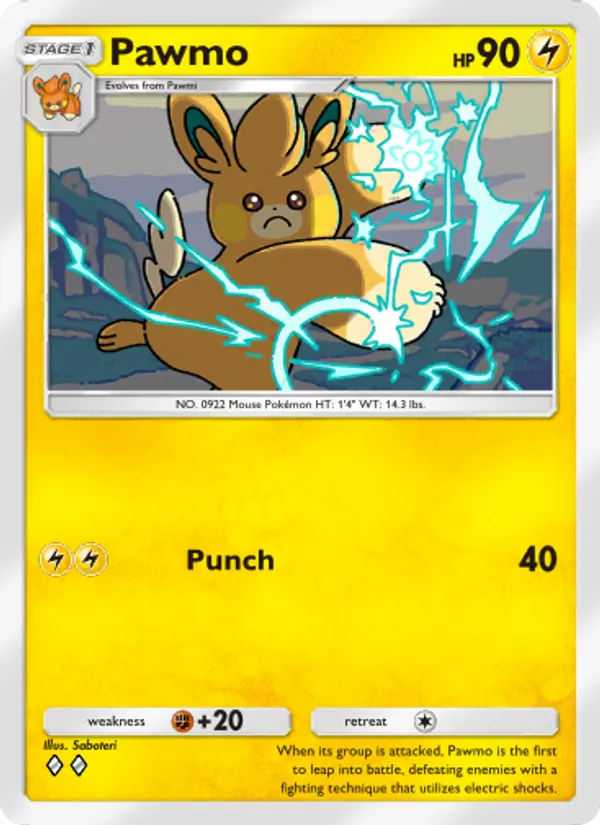 Pawmo — Shining Revelry #027 (Pokémon TCG card)