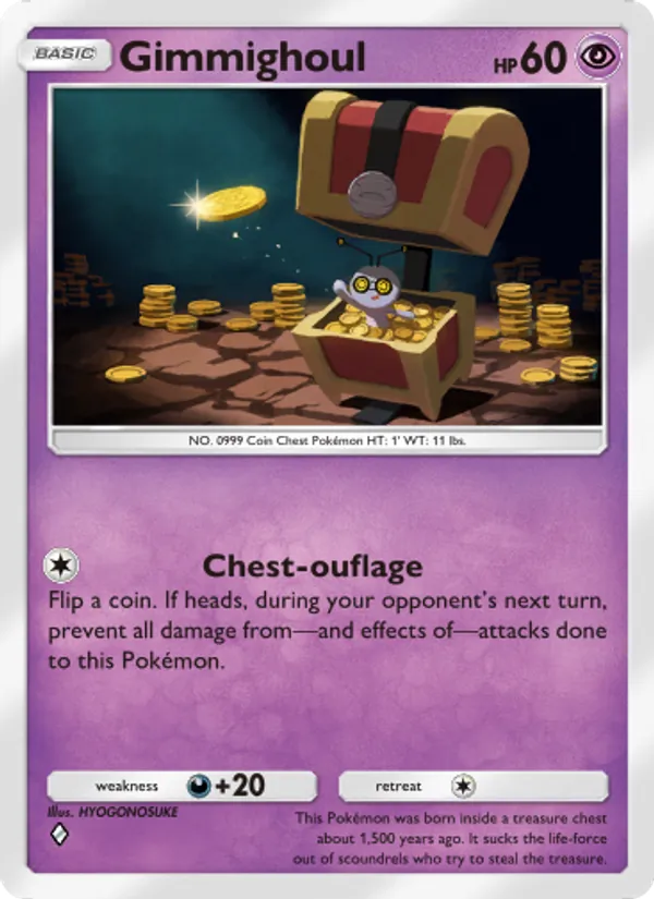 Gimmighoul — Shining Revelry #036 (Pokémon TCG card)