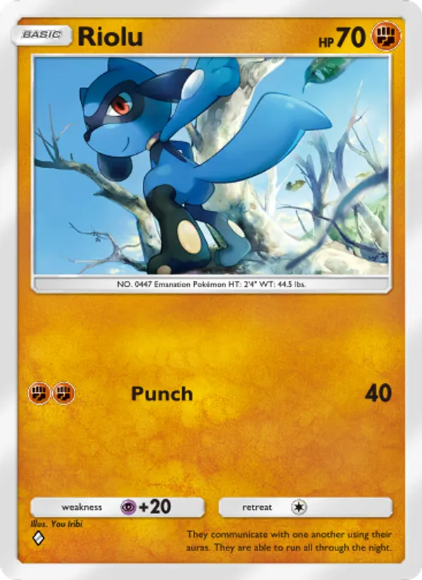 Riolu — Shining Revelry #042 (Pokémon TCG card)