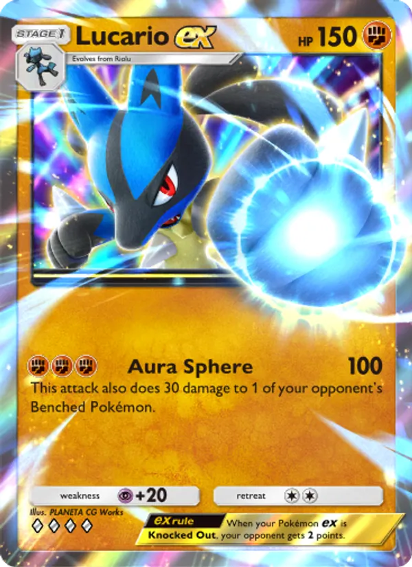 Lucario ex — Shining Revelry #043 (Pokémon TCG card)