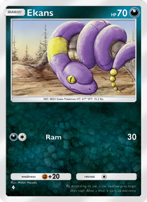 Ekans — Shining Revelry #045 (Pokémon TCG card)