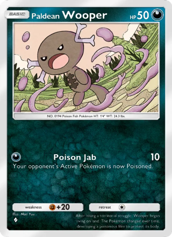 Paldean Wooper — Shining Revelry #047 (Pokémon TCG card)