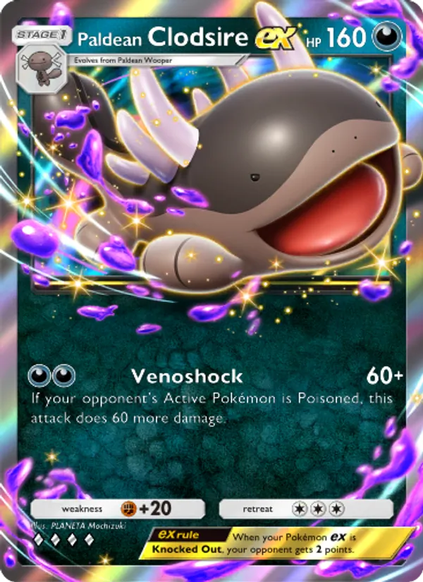 Paldean Clodsire ex — Shining Revelry #048 (Pokémon TCG card)
