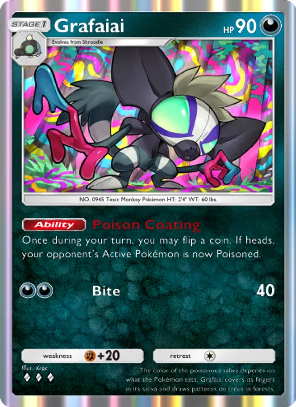 Grafaiai — Shining Revelry #051 (Pokémon TCG card)