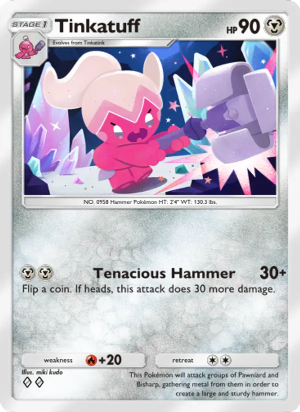 Tinkatuff — Shining Revelry #053 (Pokémon TCG card)