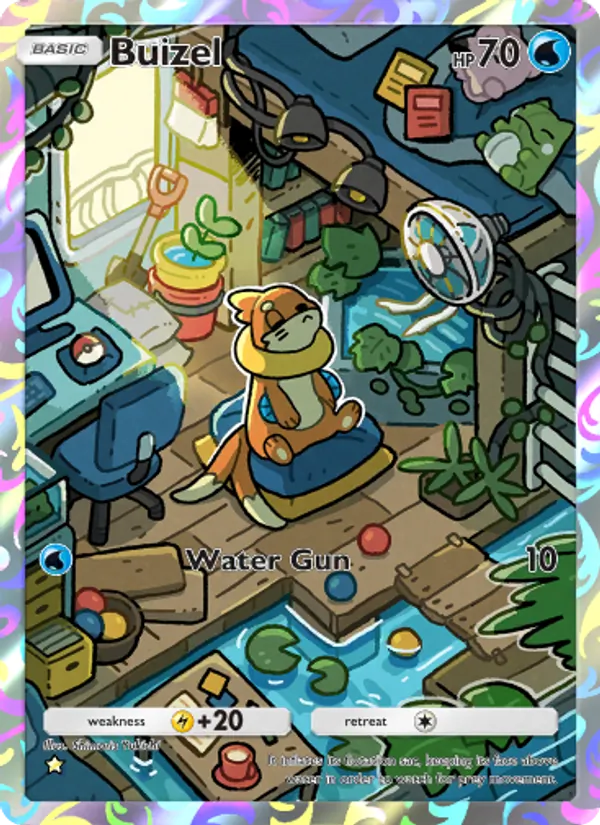 Buizel — Shining Revelry #074 (Pokémon TCG card)