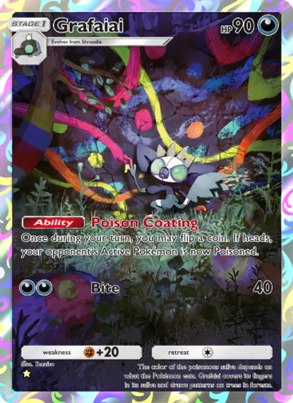 Grafaiai — Shining Revelry #076 (Pokémon TCG card)