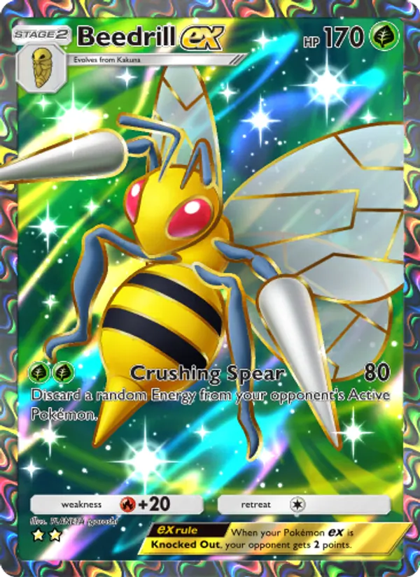 Beedrill ex — Shining Revelry #079 (Pokémon TCG card)