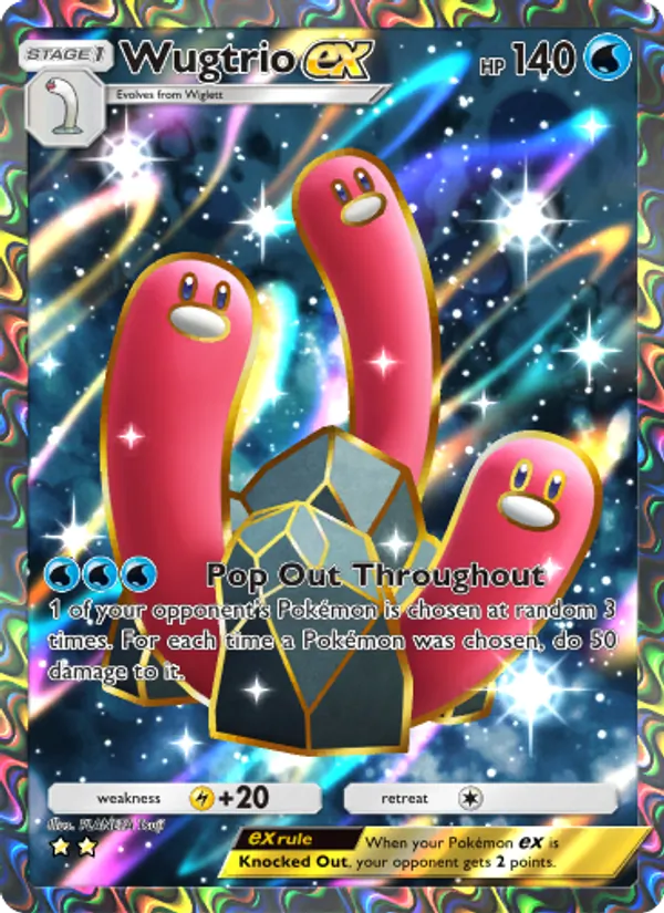 Wugtrio ex — Shining Revelry #081 (Pokémon TCG card)