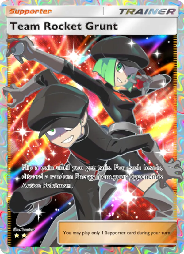 Team Rocket Grunt — Shining Revelry #091 (Pokémon TCG card)