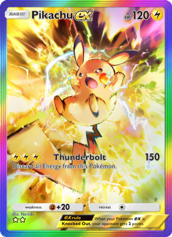 Pikachu ex — Shining Revelry #092 (Pokémon TCG card)