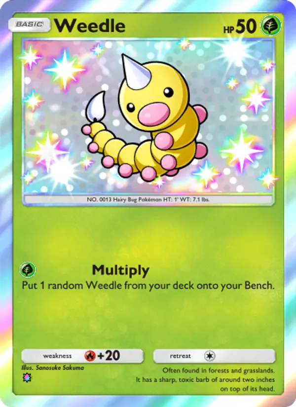 Weedle — Shining Revelry #097 (Pokémon TCG card)